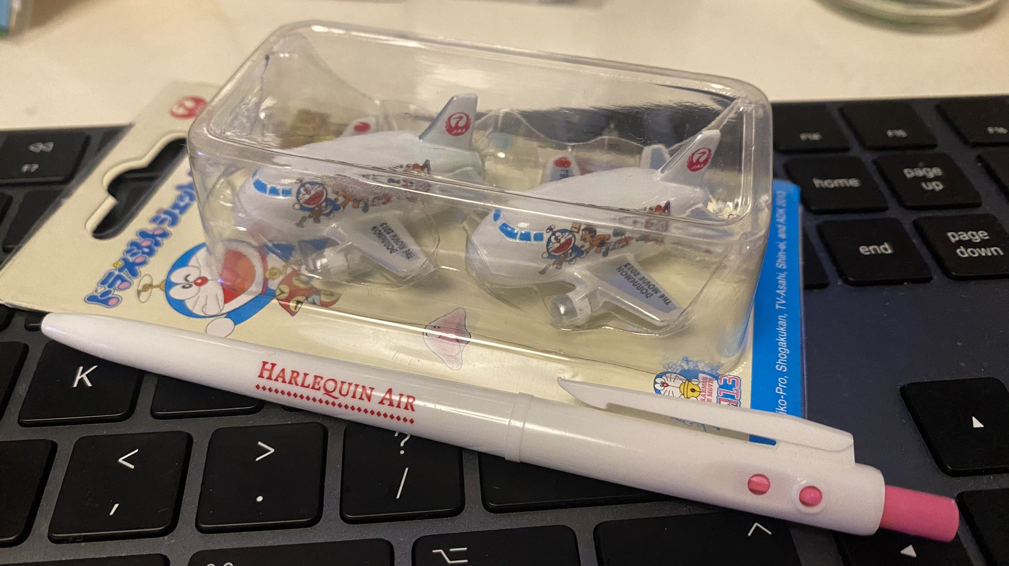 ドラえもん 巾着 国内線 B767-300ER JAL/ドラえもん ひみつ道具