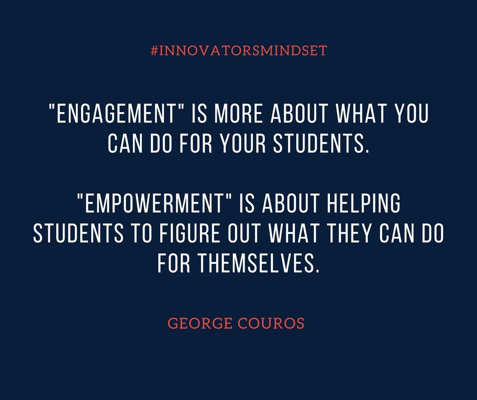 "As we head into a new school year, if the goal is to “empower students” so that they learn the skills to own their learning in authentic and meaningful ways (to them), it is imperative that becomes the norm for the adults in the schools as well."

buff.ly/3Car7zI