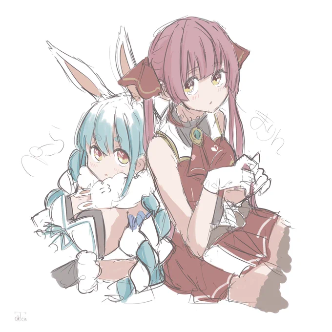れんしゅうー
#マリンのお宝 
#ぺこらーと 