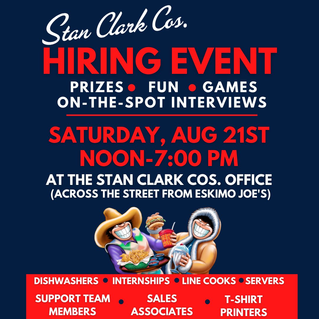 Come work with us! 😃