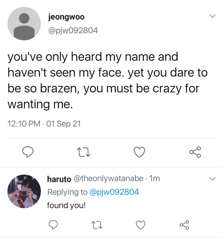 04fic's tweet photo. #hajeongwoo au│prompt.

haruto was born with a silver spoon in his mouth, and as the only son of the city's mayor, he is beyond words spoilt.

until, jeongwoo happened. or where haruto went to such lengths to have the new kid in town. https://t.co/4lWJBP7HzT