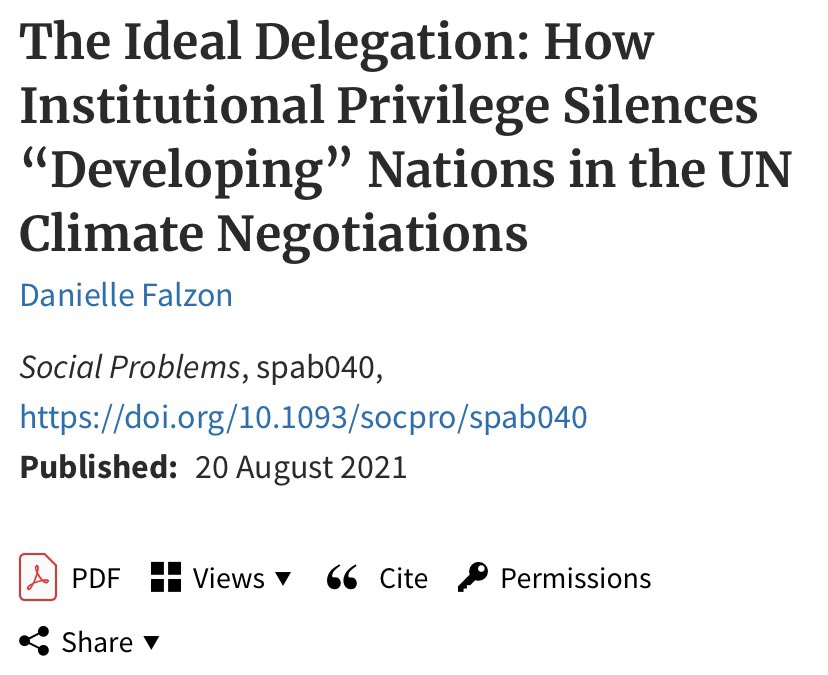 Danielle Falzon (@danielle_falzon) on Twitter photo Now available online! My article āThe Ideal Delegationā on inequality in the UN climate negotiations is out in <a href="/socprobsjournal/">Social Problems</a>: academic.oup.com/socpro/advanceā¦. Contact me for a copy if you canāt access it, Iām happy to send! Now available online! My article āThe Ideal Delegationā on inequality in the UN climate negotiations is out in <a href="/socprobsjournal/">Social Problems</a>: academic.oup.com/socpro/advanceā¦. Contact me for a copy if you canāt access it, Iām happy to send!