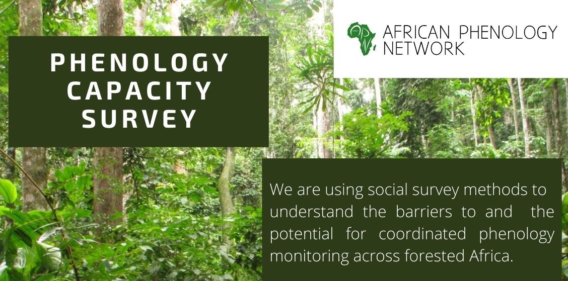 AfricanPhenoNet's tweet photo. Interested in creating standardised #phenology monitoring protocols &amp; aligning monitoring efforts across multiple sites? Get a free ticket to our next workshop where we will discuss data (from our research survey) that will be vital to achieving this ->

https://t.co/E3ZhvsEU9x https://t.co/29spxUIGUJ
