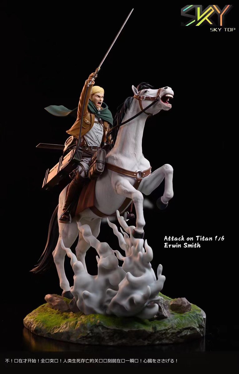 hunter_parade's tweet photo. ไหนใครบอกเออร์วินเป็นพระเจ้าตาก 😂
🔥 Pre-Order 🔥
Sky Top Studio Erwin Smith - Attack on Titan
*custom GK statue
.
ราคา 16500
มัดจำ 5500
.
💴 รับผ่อนชำระสินค้า
.
#ตลาดนัดไททัน #ตลาดนัดAOT #ตลาดนัดAttackonTitan #Erwin #รีไวล์ #PreOrderHunterParade https://t.co/R9XCxJ6Obl