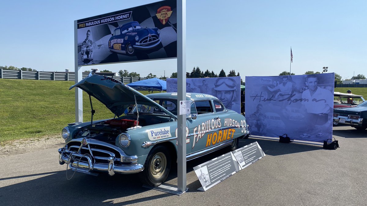 THE Hudson Hornet is on display at the #WoodwardDreamShow!