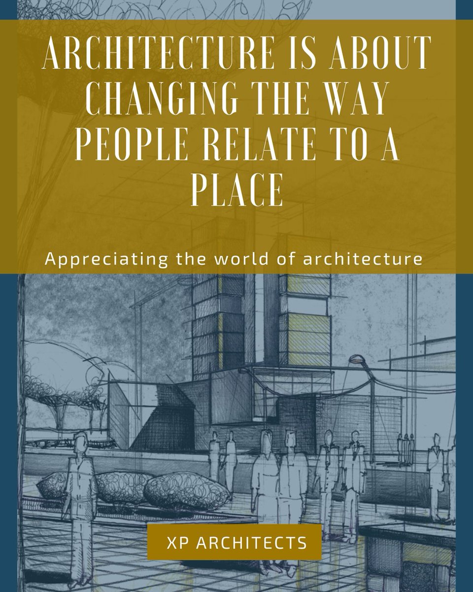 ''Architecture is about changing the way people relate to a place.'' 😊#architecture #architecturepost #architects #fyp #wednesday #foryoupage #buildings #contractors #xparchitects #passion #weekly #bestoftheday #inspiration #professionalservice #architectgram #luxurydesigns