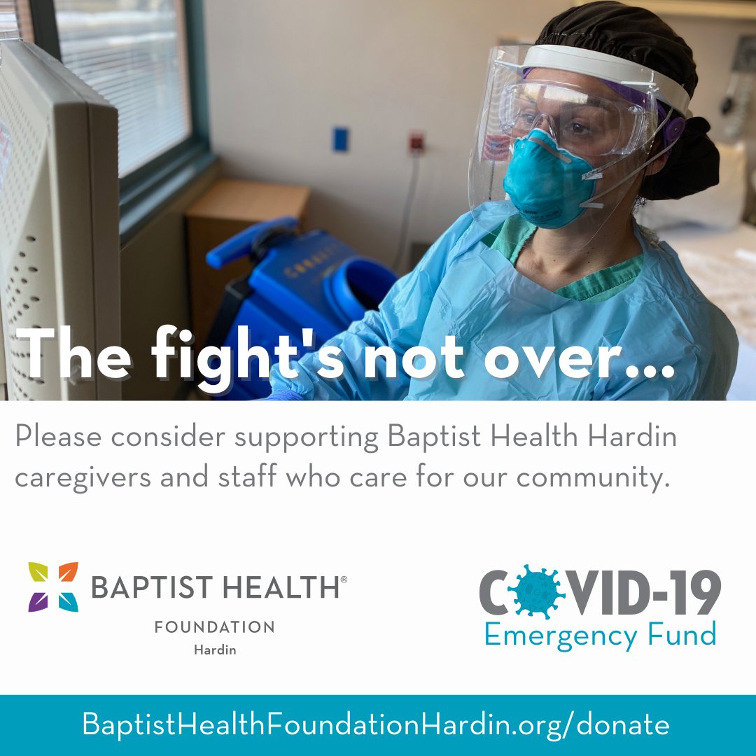 Now, more than ever, local healthcare providers need your help. Please consider supporting them as we continue the fight against COVID-19. 

You can donate at buff.ly/3gk6KH4. Thank you!