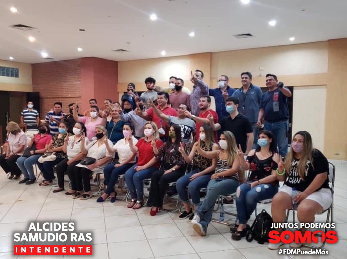 SamudioRAS2020's tweet photo. LA UNIDAD NO SE DETIENE 🔴🟡

Gracias concejal Techi Oviedo y al dirigente Diego Bogado por la reunión 💪🏻

-ALCIDES SAMUDIO RAS INTENDENTE ☝🏻

-TECHI OVIEDO CONCEJAL ORDEN 1 ☝🏻

Juntos Podemos, SOMOS 1 

#FERNANDOPUEDEMÁS https://t.co/AKEPealPHH