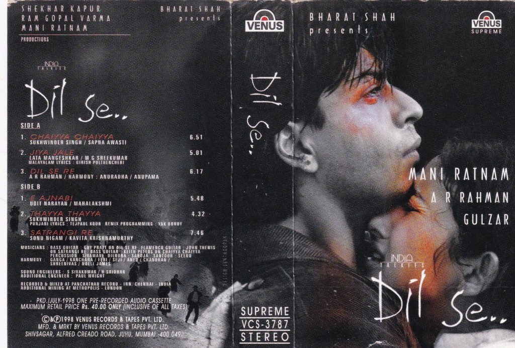 ARRahmanFC24x7's tweet photo. #23YearsOfDilSe 21Aug1998

#ManiRatnam @arrahman #Gulzar @iamsrk @mkoirala @realpreityzinta https://t.co/yqX3xXSuHv