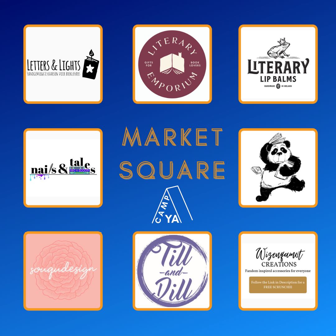 CampYAFEST's tweet photo. Want EXCLUSIVE bookish discounts? Our #CampYA2021 Market Square is the place for you! 

Check out all our amazing shops including @HeroCollector_, @TillandDill, @souqudesign,  @LitEmporium and many, many more right here ⬇️
https://t.co/1kIhJdAHuM https://t.co/T9TacBQTo4