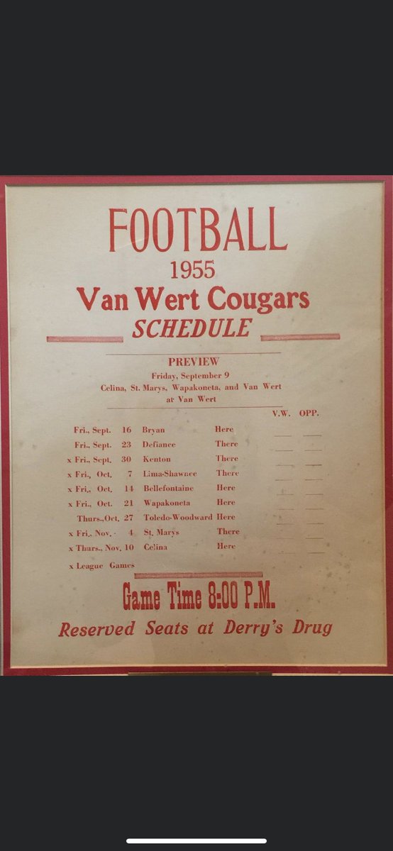 VanWertCougars's tweet photo. Cougar Football! Pictures from the Van Wert Historical Society. #CougarPride #BeatBryan https://t.co/KiLAAatgL3