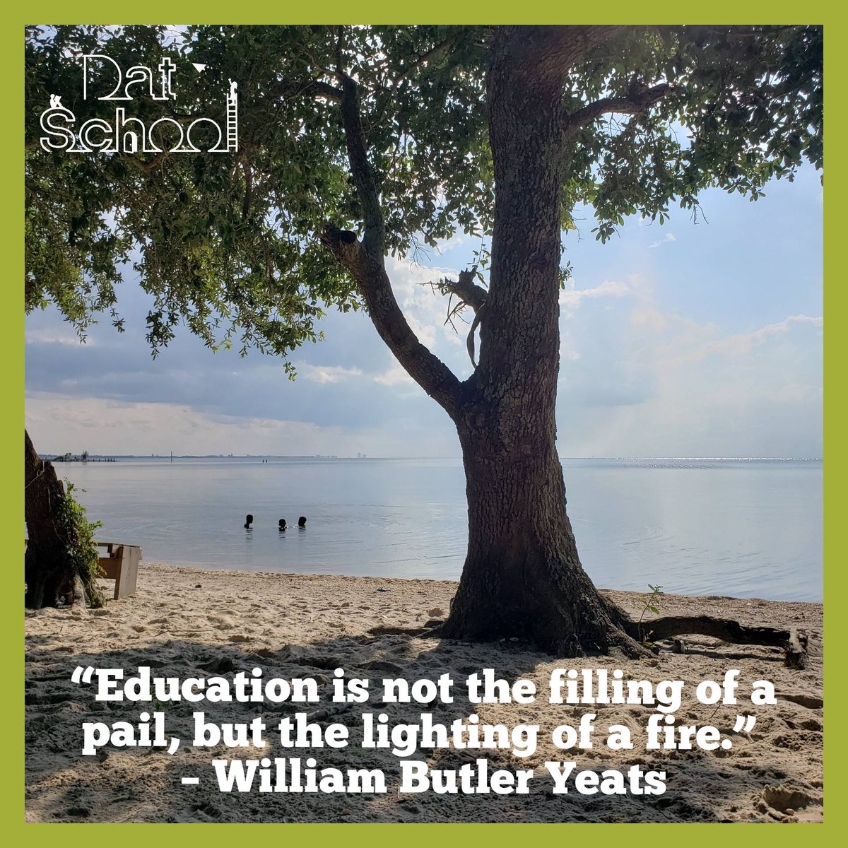 DatSchoolnola's tweet photo. “Education is not the filling of a pail, but the lighting of a fire.” – William Butler Yeats

#RethinkEducation #agilelearning #curiouskids #datschoolnola #freetolearn #happykids #selfdirectededucation #neworleansschool #unschooling #naturallearning #wetrustchildren #education https://t.co/Fdu19S8tES