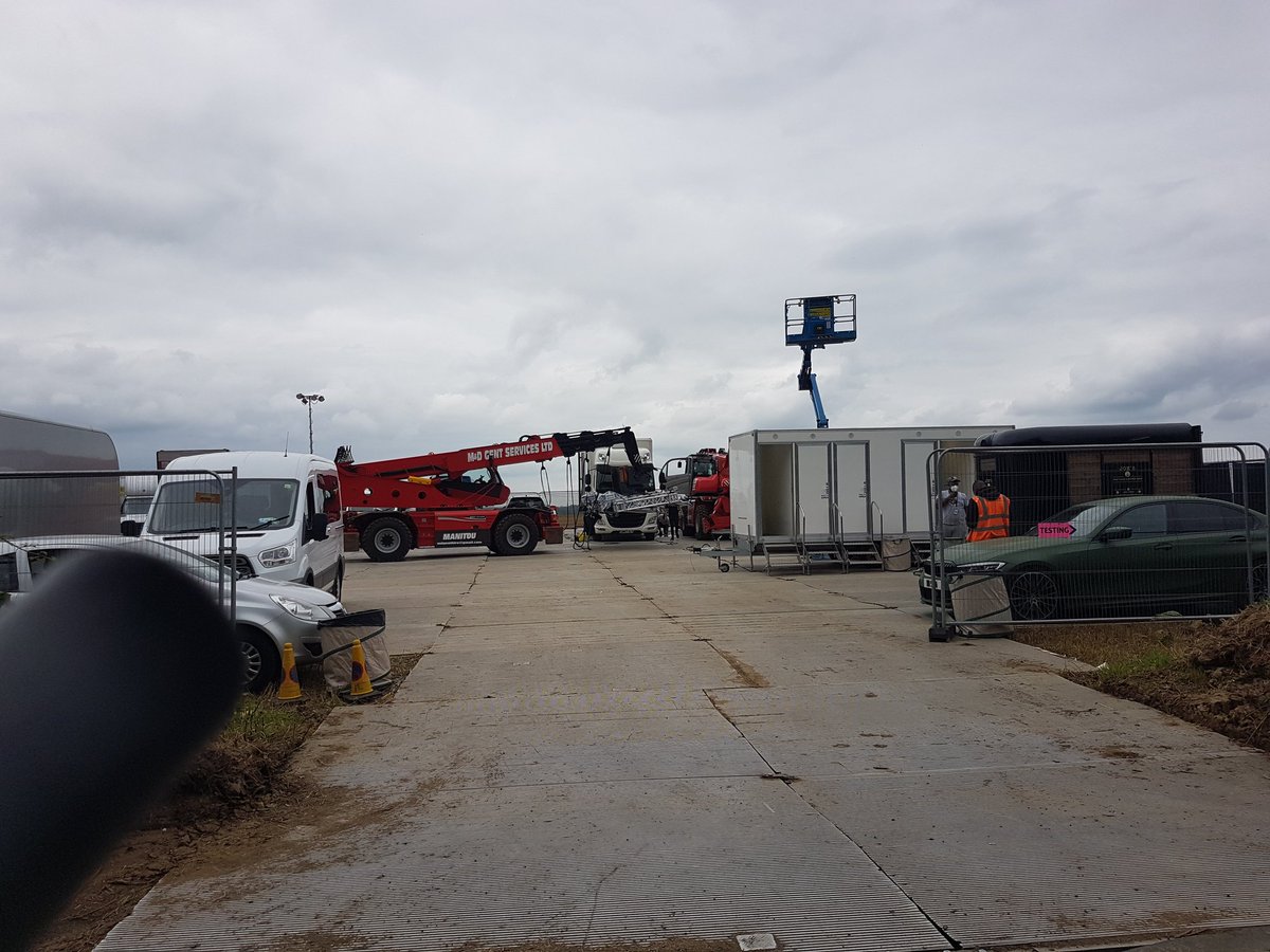 More excitement and activity in the tiny village of Itchingfield than in many a year! Film crew setting up for "Matilda the Musical" <a href="/MarkCarterMC/">Mark Carter</a> <a href="/BBCSussex/">BBC Sussex</a>