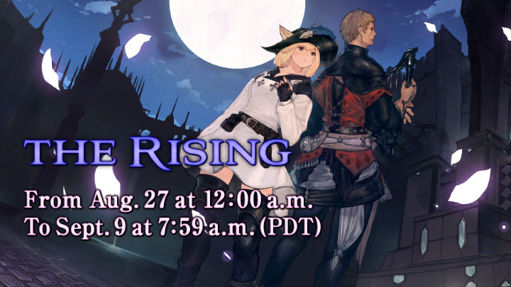 FF_XIV_EN's tweet image. On your unending road, may each dawn find you safe…

The Rising returns to Eorzea on August 27! 🎆 sqex.to/jALP3