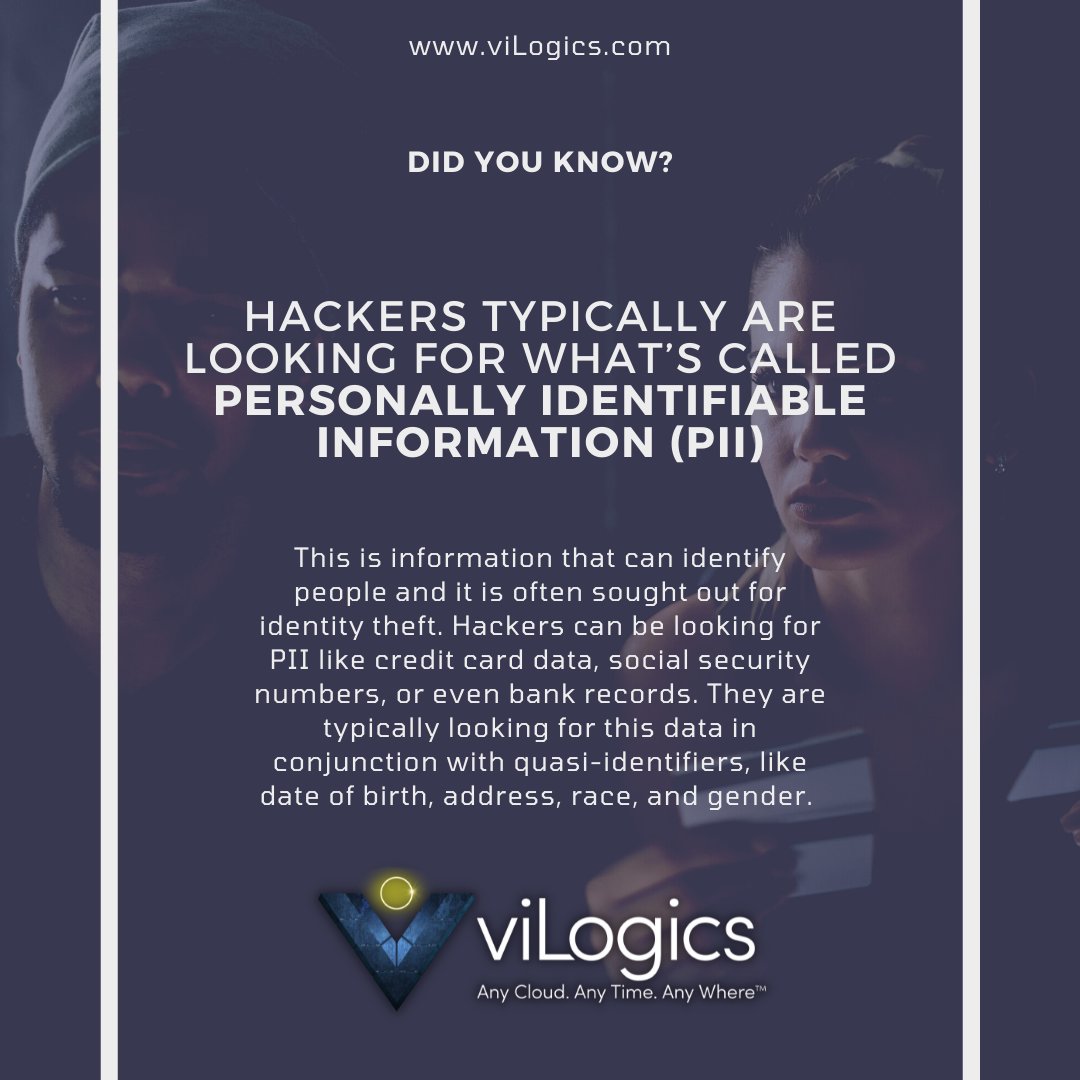 Personal information is every hackers dream! 

The more critical the information the harder the attacks!

hubs.li/H0Vbz5Z0

#businesssolutions #technologysolutions #naplesflorida #swfl #swflorida #dataprotection #cybersec #cybersecurity #hackers #dataprotection #infosec