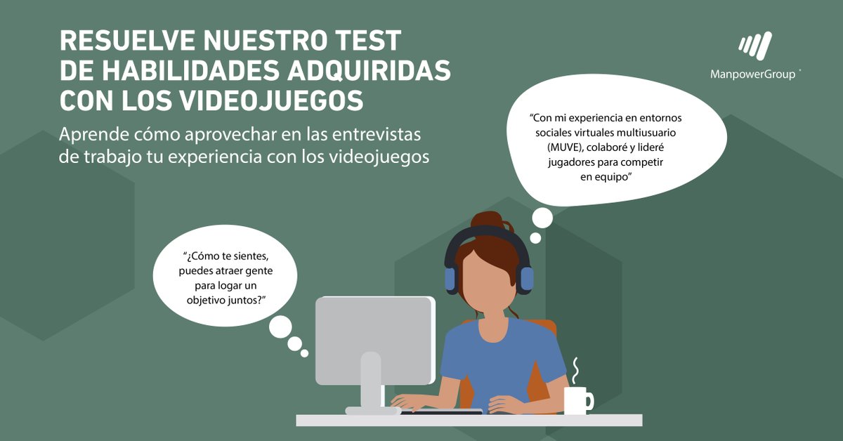 ManpowerGroupCO's tweet photo. 🎮 Asegúrate de agregar en tu #CV la experiencia que tienes jugando #videojuegos ya que te han ayudado a desarrollar las habilidades que los empleadores están buscando. Conoce cuáles son en nuestro test https://t.co/Pox7PnfdKe #game2work https://t.co/sosmxQFaDh