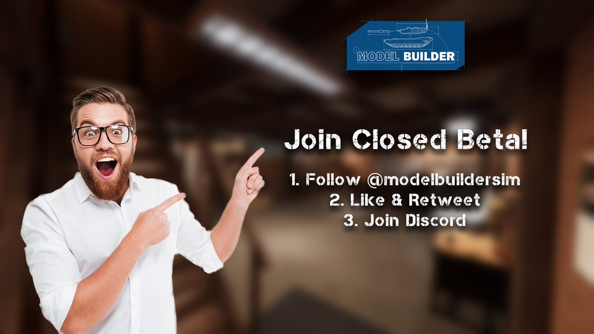 modelbuildersim's tweet photo. The Model Builder Closed Beta is happening! I've got a few more keys to giveaway! #gamedev #indiedev

1⃣ Follow @modelbuildersim 
2⃣ Like &amp; Retweet
3⃣ Join Discord https://t.co/zJGsxgkZfw

We'll be DM'ing beta keys this weekend! 🎁🔑 https://t.co/GE3IGLrFKs