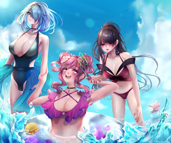 あー夏休み #オリジナル #水着 #おっぱい #夏 #女の子 https://t.co/uCvSYOozdQ 