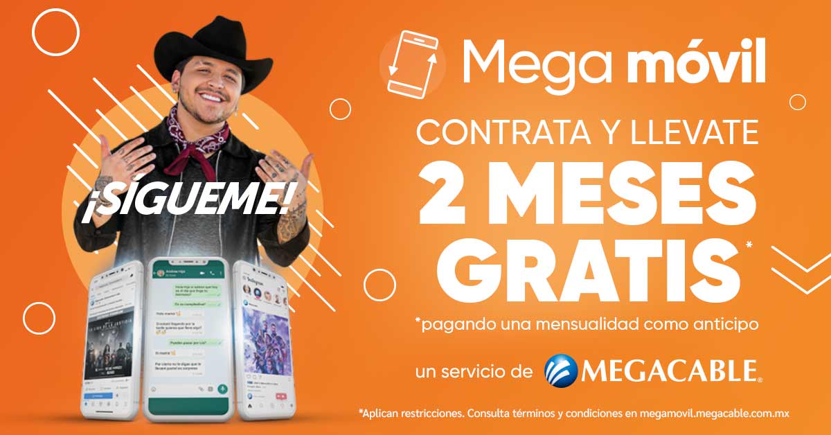 Megacable on Twitter: "Cámbiate a Mega móvil con tu mismo número y