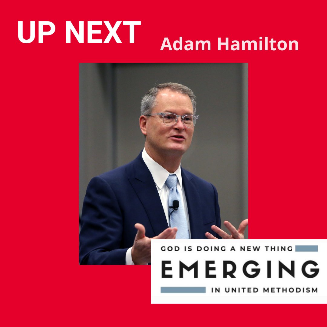 EmergingProject's tweet image. #EmergingMethodism
Up next in our Emerging interview series is @RevAdamHamilton from @Churchoftherez and @eacrosby20 from @stayumc and @UABwesley.

Stay tuned to watch this dynamic conversation about #UnitedMethodistChurch’s future!