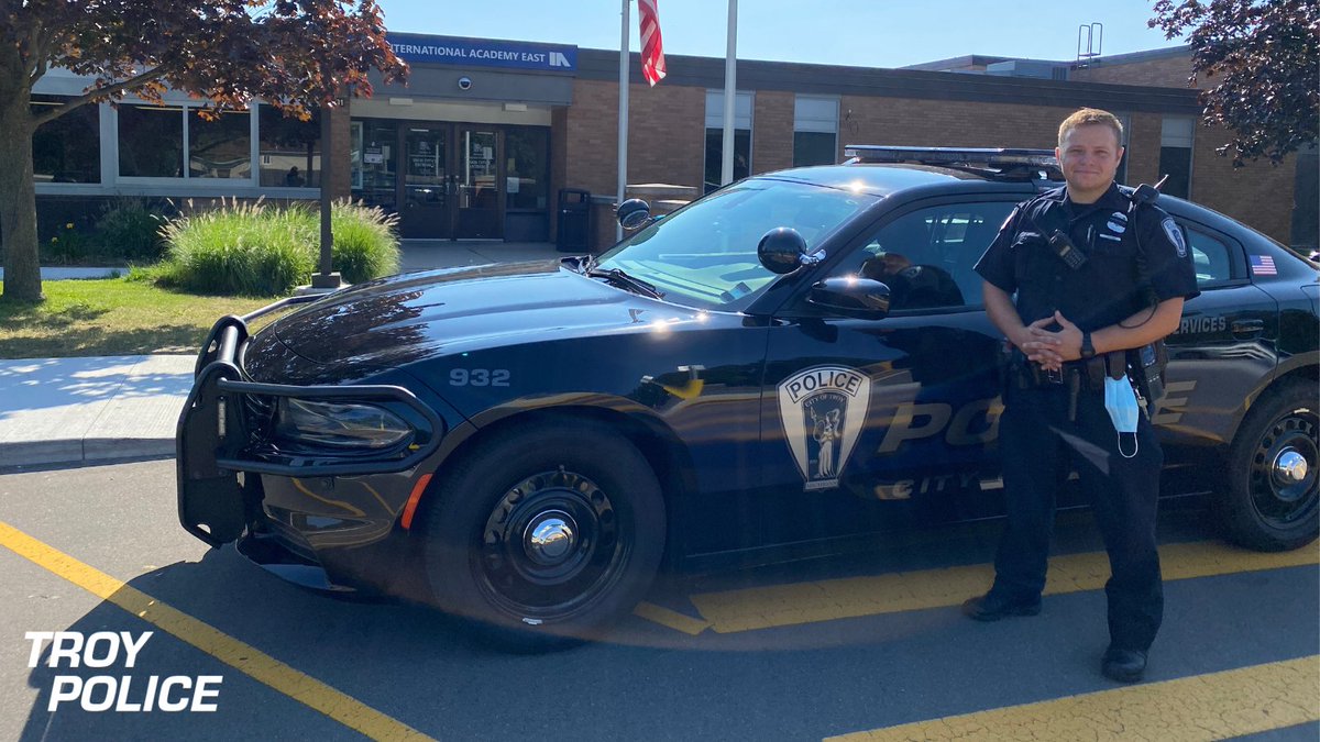 Welcome back, <a href="/IAEast/">International Academy East</a>! School Resource Officer Yeomans has been happy to help welcome back students this week as school gets back in session. 📚