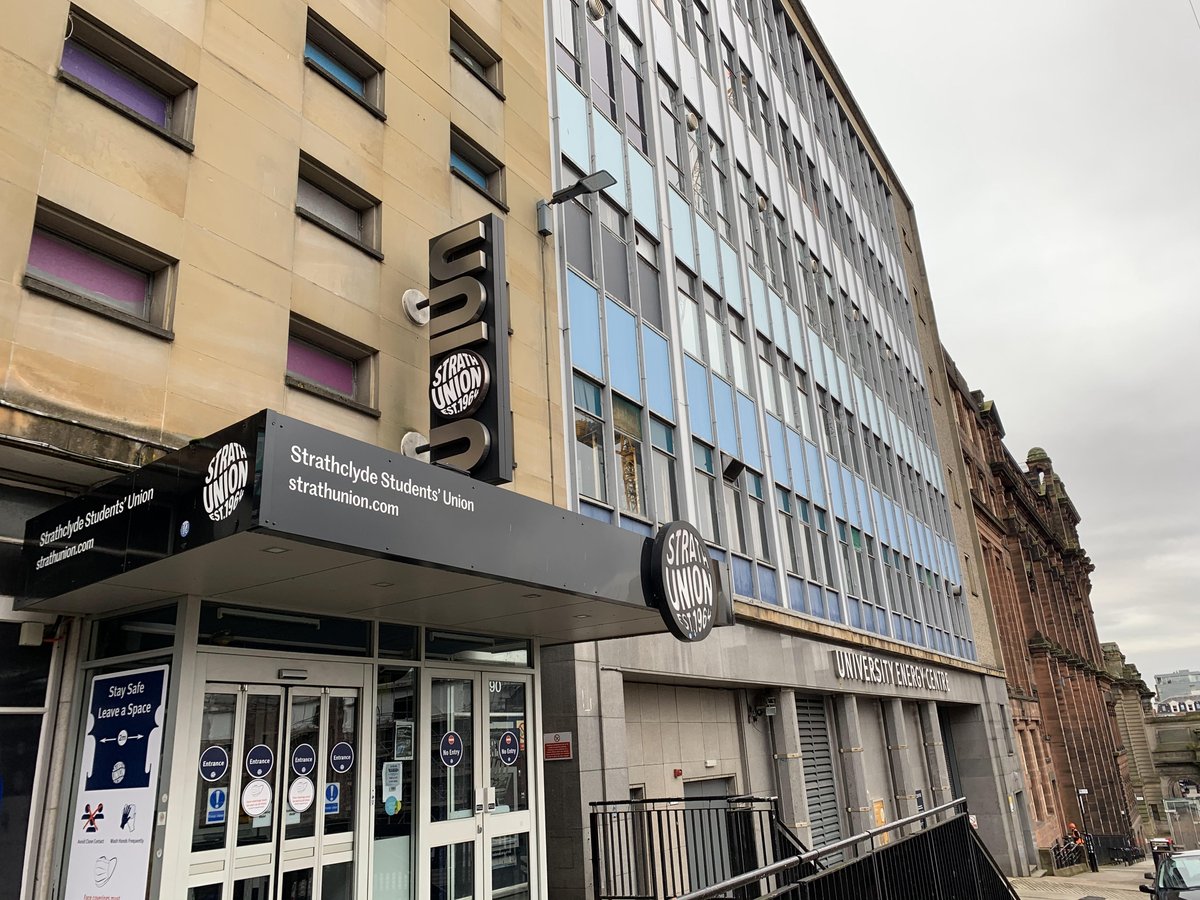 StrathUnion's tweet photo. End of an Era 📣
 
Today we officially say goodbye to the 'ten floors of fun', our former home at 90 John Street 😥

We'll just need to make more in Richmond Street soon!
 
Share your memories of John Street with us below!

@UniStrathclyde https://t.co/az68unWEjT
