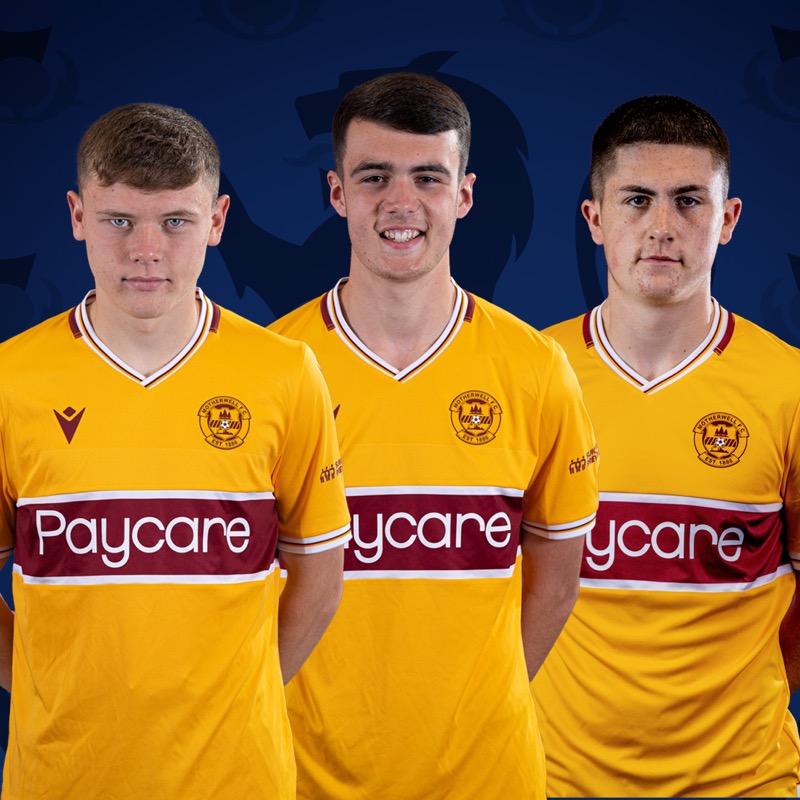 MotherwellFC's tweet photo. More young talent getting 🏴󠁧󠁢󠁳󠁣󠁴󠁿 recognition.

Adam MacDonald, Lennon Miller and Bailey Rice have been called up for Scotland's Under 17s.
