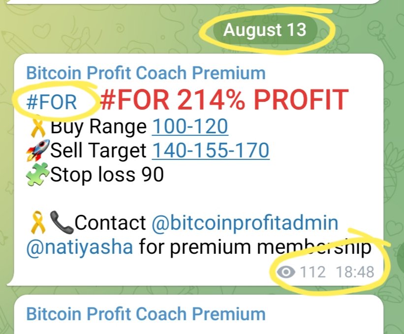 Bitcoin Profit Coach tweet media