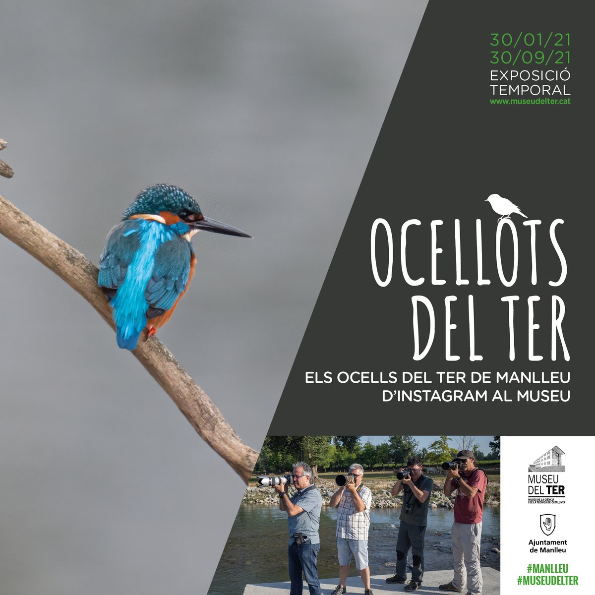 museudelter's tweet photo. Un complement ideal de la visita a l'exposició "Ocellots del Ter. Els ocells del Ter de Manlleu, d'Instagram al museu". 
https://t.co/CdDQ7Evtqw https://t.co/Cl5hUX4E0p