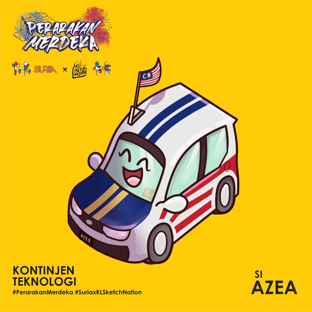 artdeeb10's tweet photo. Selamat Pagi, semuaaa!!! Mempersembahkan... Azea sebagai Kontinjen Teknologi dan Sang Kanchiel sebagai Kontinjen Fauna.. 
.
.
.
.

#perarakanmerdeka #SuriaxKLSketchNation #merdekaparade https://t.co/UlINUFHthy
