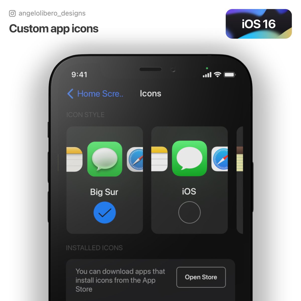 angeloldesigns's tweet image. Custom app icons - iOS 16
Would you like to customise app icons on your Apple device? Let me know your thoughts in the comments 😉
#ios16 #ios15 #iPhone13 #iPhone12