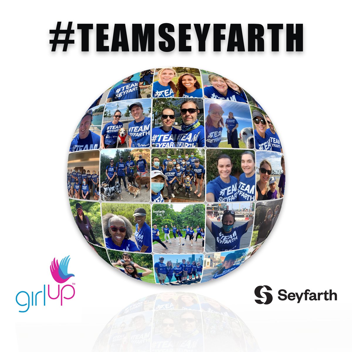 On the weekend of Aug 14, over 300 Seyfarth runners/walkers/bikers joined #TeamSeyfarth's Virtual Global 5K fundraiser supporting <a href="/GirlUp/">Girl Up</a>’s mission to empower girls around the world! If you want to support our team, donate here: bit.ly/3yOvLRR <a href="/seyfarthshawLLP/">Seyfarth</a>