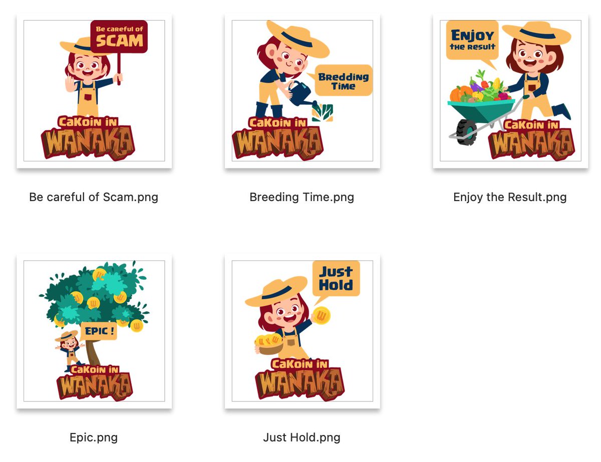 spartenkid's tweet photo. This is my sticker pack for @Wanaka_Farm and the cute girl @cakoinNFT 👧👧👧. So looking forward to the game launch. 🚀🚀🚀

https://t.co/84o4Du8Wba

 #wanakafarm $WANA $WAI #BNB #BSC #WanakaSticker #nftgame #BSCGems https://t.co/5RSLhK7mBG