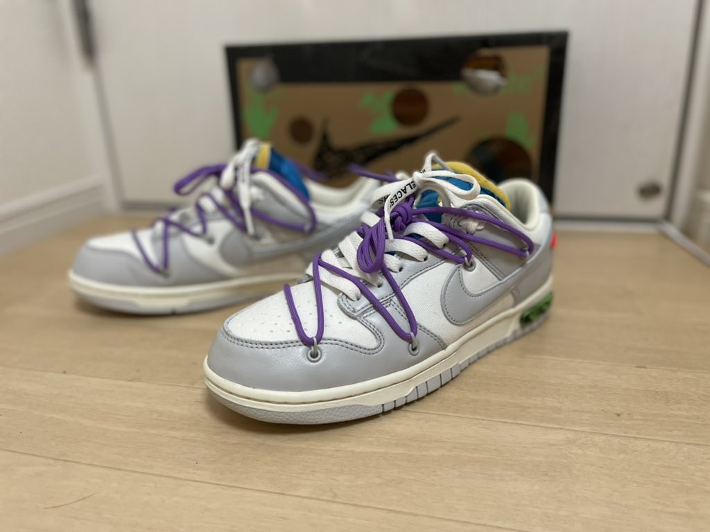 yonekeiba's tweet photo. オフホワイトダンク届きました!
18日分は47番でしたー
#SNKRS
#offwhite
#DunkOffWhite https://t.co/D7TusH3uIG