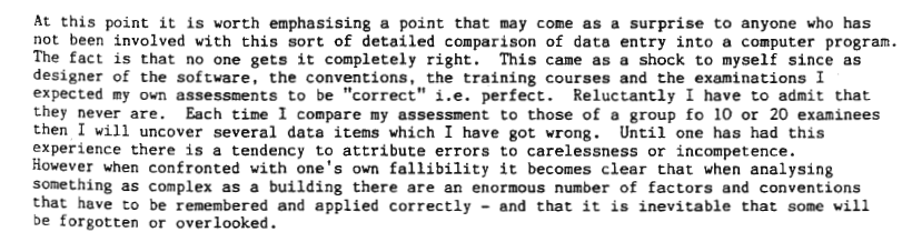 Simon_WSA's tweet photo. Energy simulation software is vulnerable to errors: Jake Chapman found five: Observational, conceptual/Mapping, Convention, Measurement, Keyboard. Nice to read an honest view of assessments https://t.co/rbKEajHTJK https://t.co/ZhgqzWCs2m