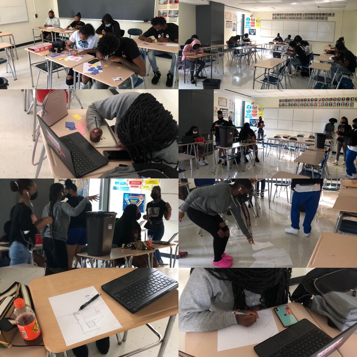 There was an “alien invasion” in American Studies today! This activity helped students connect with the Native American Experience. #wearehistory #americanstudies #richinstudentsuccess <a href="/RichTownshipHS/">Rich Township HSD 227</a> <a href="/ElaJenicek/">ElaGJenicek</a>