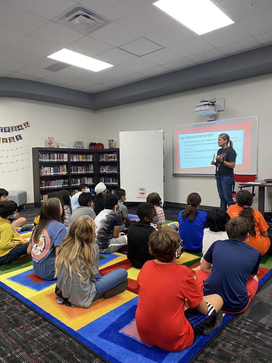 6th grade is so excited to begin visiting the library! <a href="/Preston_Library/">Mrs. Armentrout</a>
#theprestonpride
#PESyear5