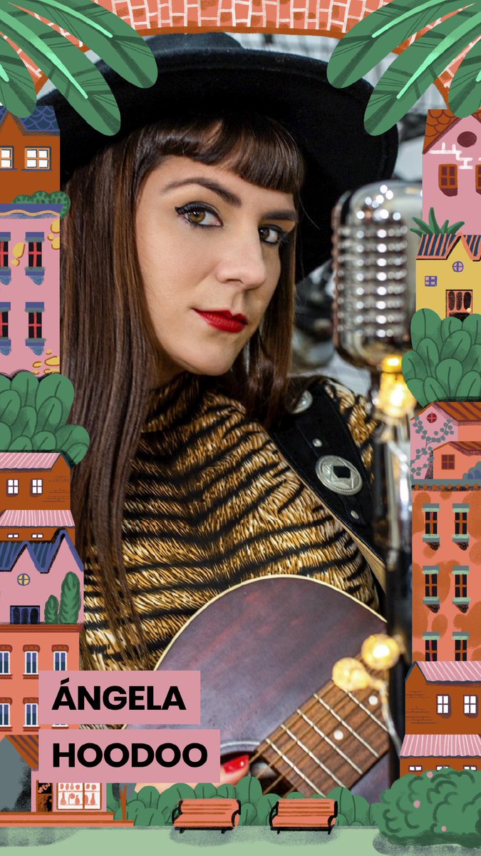 ✨ Está tarde volvemos a tener dos conciertos en uno en #Brisaentubarrio. A las 20.30h te esperamos en el Distrito Palma-Palmilla. Nuevo Parque de Martiricos con ‘Señor Mirinda’ y ‘Ángela Hoodoo’ 
#BrisaFestival2021