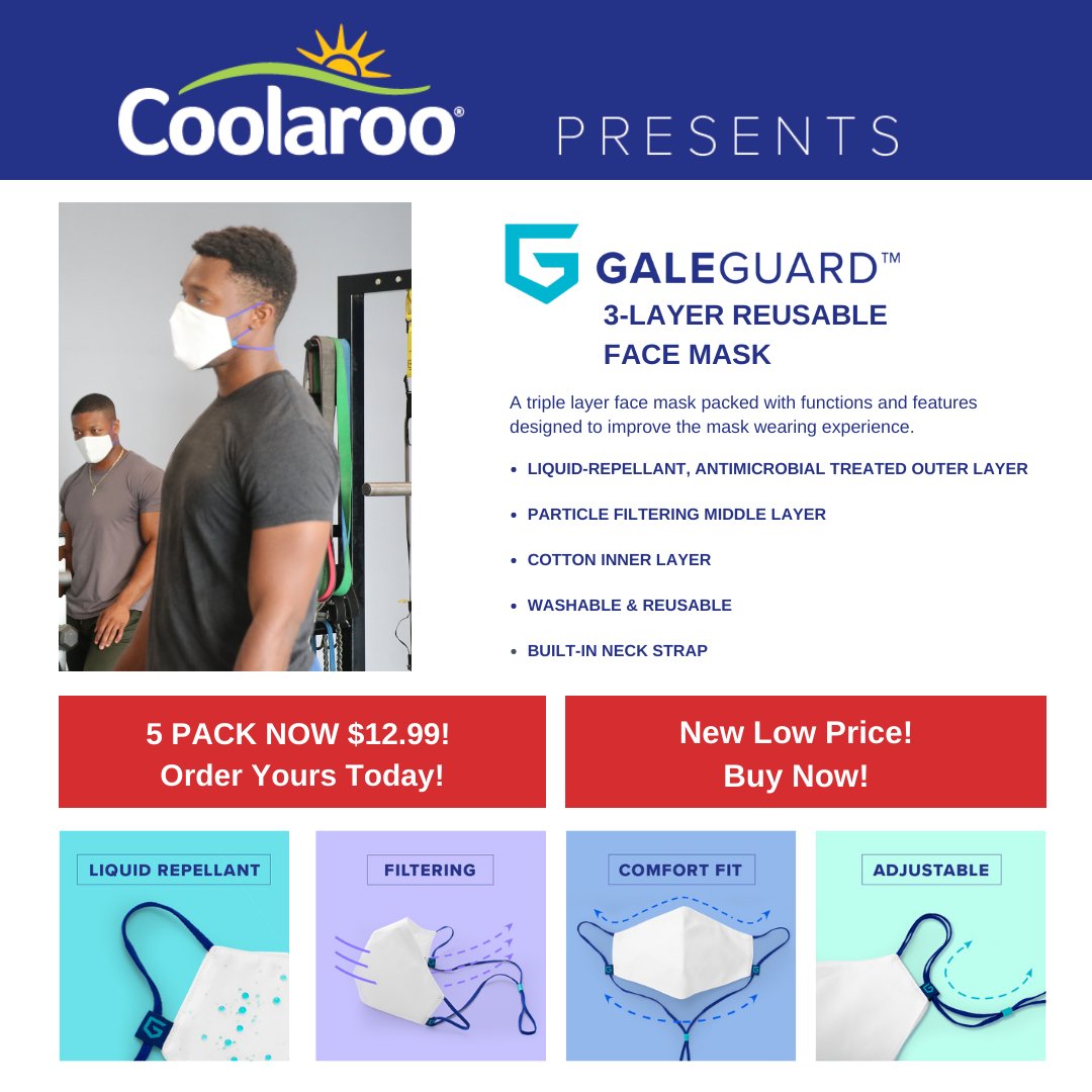 Coolaroo's tweet image. Coolaroo Presents – GALE Guard 3-Layer Reusable Face Mask - Back to School!
#galeguard, #facemask, #amazon, #triplelayermask, #bestvalue, #amazonfinds, #wearamask, #backtoschool, #back2school, #backtoschool2021, #school, #school2021, #canva, #happyschool
