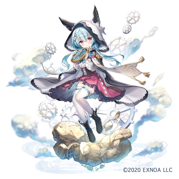 EXNOAさんの『要塞少女』で「エクリク」のイラストを担当しました⏱ 