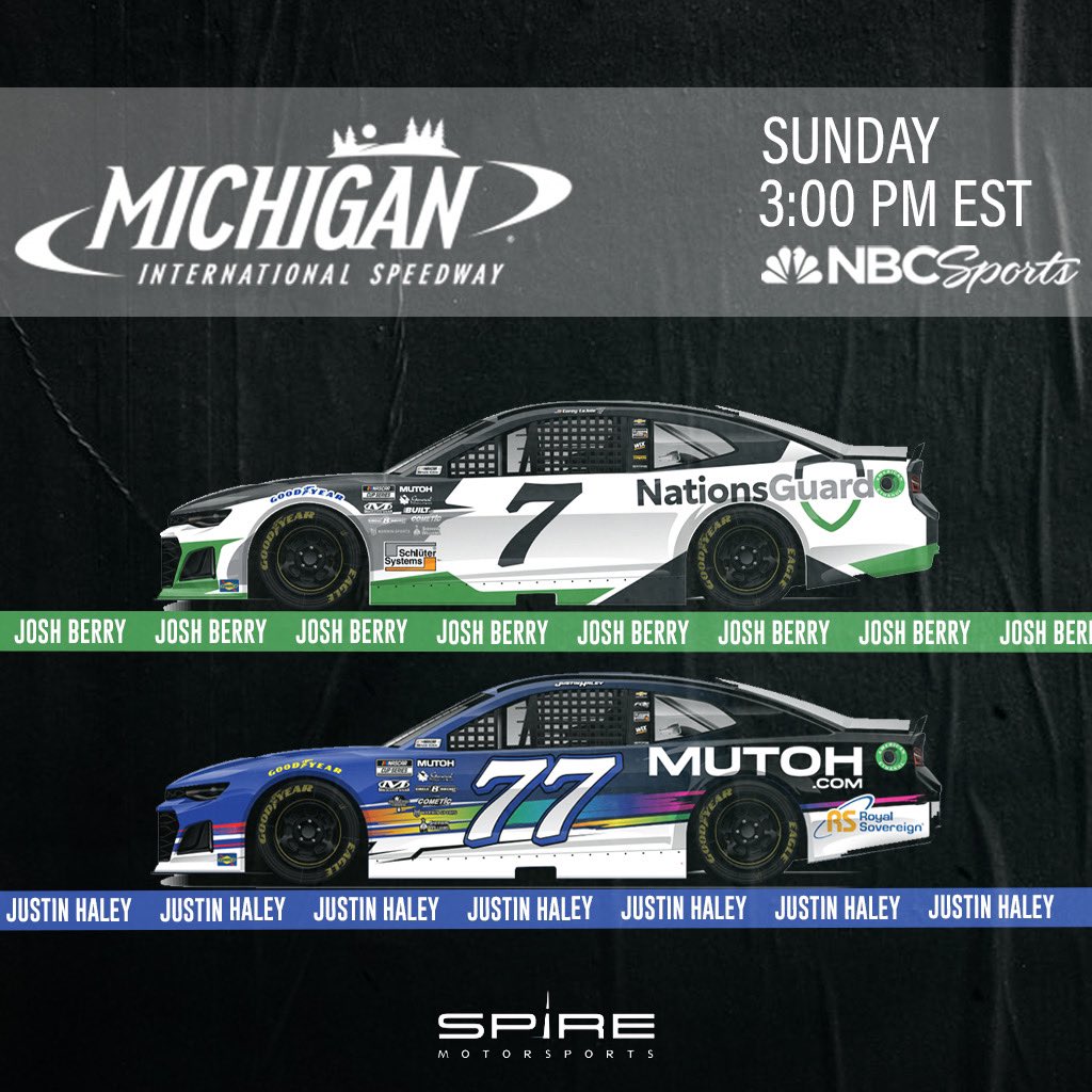 SpireMotorsport's tweet image. Heading to where it’s “wide and fast!”

#FireKeepersCasino400