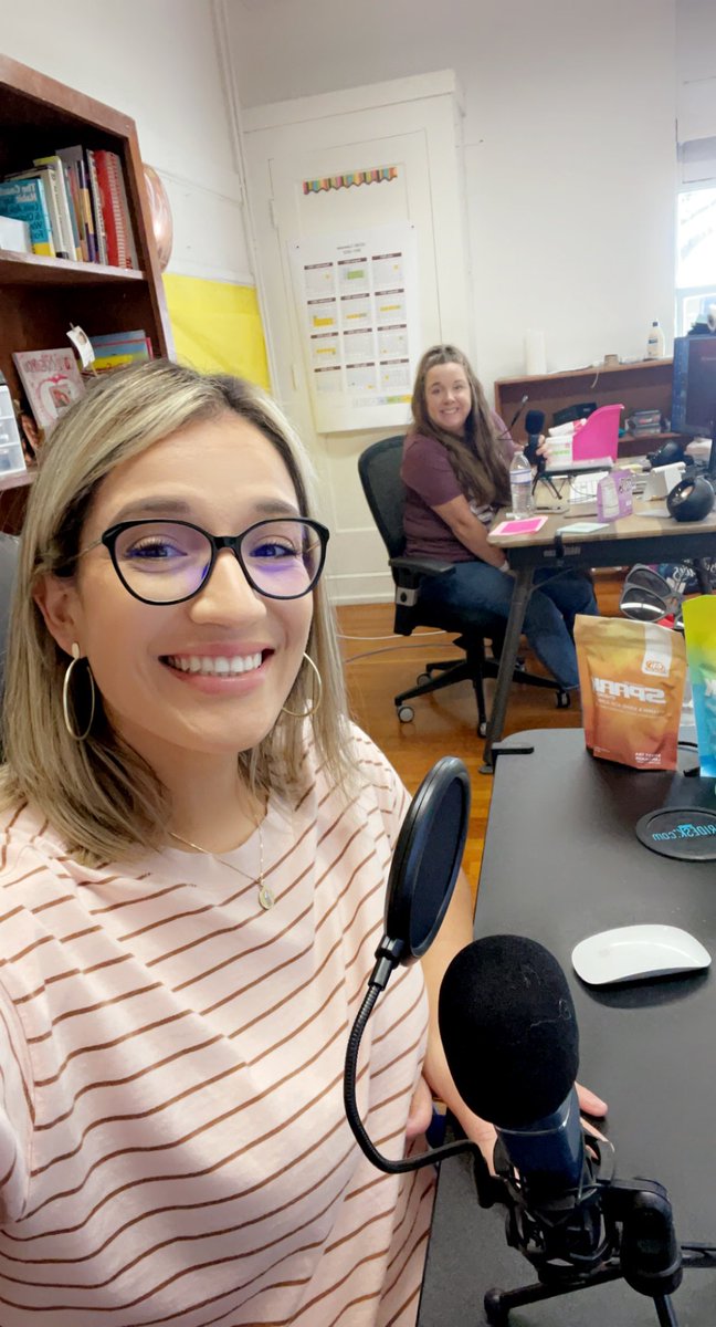 litUCISD's tweet photo. Episode 1 recording is happening now! #PawPrintPause #BlendedUCISD @tarski_margaret @natariastx https://t.co/CZgiBlQaqW