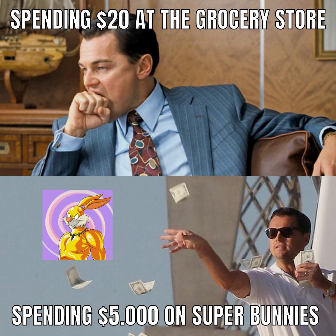 FurBrawls's tweet photo. 🏆 WE’VE GOT ANOTHER MEME CONTEST WINNER!!! This time is @lucijanxnikolic for their amazing Discord meme 🤣🤣 congrats! you get a free #superbunnies #nft 🐰 if you aren’t in our Discord, what are you thinking?! 🧐 get in now https://t.co/XmTBCBZSBP https://t.co/Rq4eTj0fpy