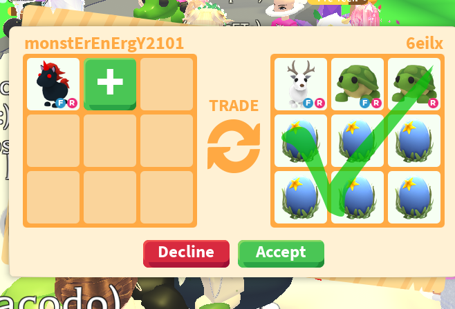 ItsUsaghi's tweet photo. PLEASE QUICK!!! 
W/F/L????
vote in commetns!!!

#adoptme #adoptmetrade #AMTrade #adoptmepet #adoptmepets #adoptmeroblox #adoptmegiveaway #adoptmetradings #adoptmeoffers #adoptmeselling #robloxadoptme #roblox #royalehightrades #roaylehigh #murdermystery2 #trades https://t.co/P31J6jDZUL