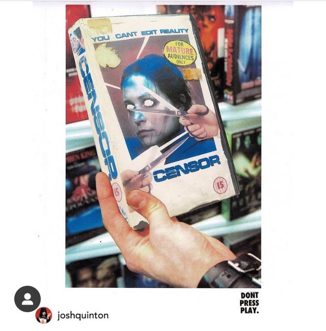 LondonVideoClub's tweet image. More VHS Collections: 
CENSOR from @pranobaileybond 
We love VHS art!🖤📼