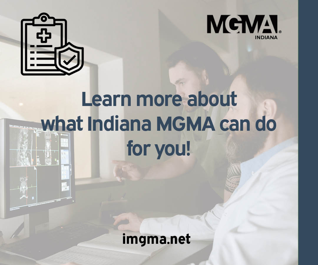 Indiana MGMA supports practice managers and healthcare administrators in their mission to provide excellent patient care. Whether you're a new or an established leader, we're here for you!

Learn more : imgma.net

 #indianamgma #imgma #medicalgroupmanagement