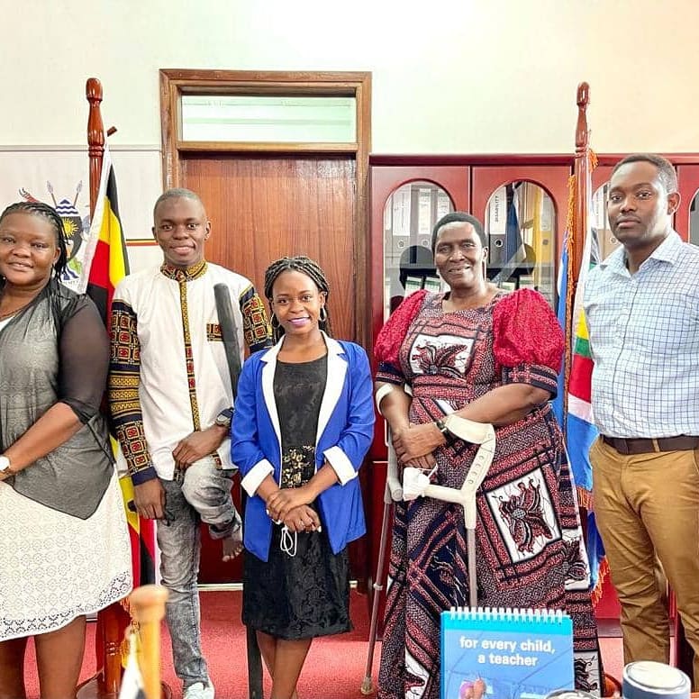 BugembeNelson's tweet photo. It was a pleasure meeting the Hon Min of Disability Affairs Hon Asamo Hellen.

From ryt is Ally Alibhai of @talentafrica, @bismacA founder #MrAndMissAbilityUg Hon Asamo Hellen Min.of Disability Affairs, @SandraNansambu newly crowned Tourism Ambassador. #EmpoweringUniqueAbilites♿ https://t.co/RHOPQILWJR