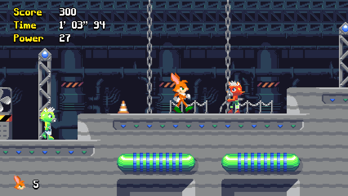 Open Surge: fun 2D retro platformer inspired by Sonic games
