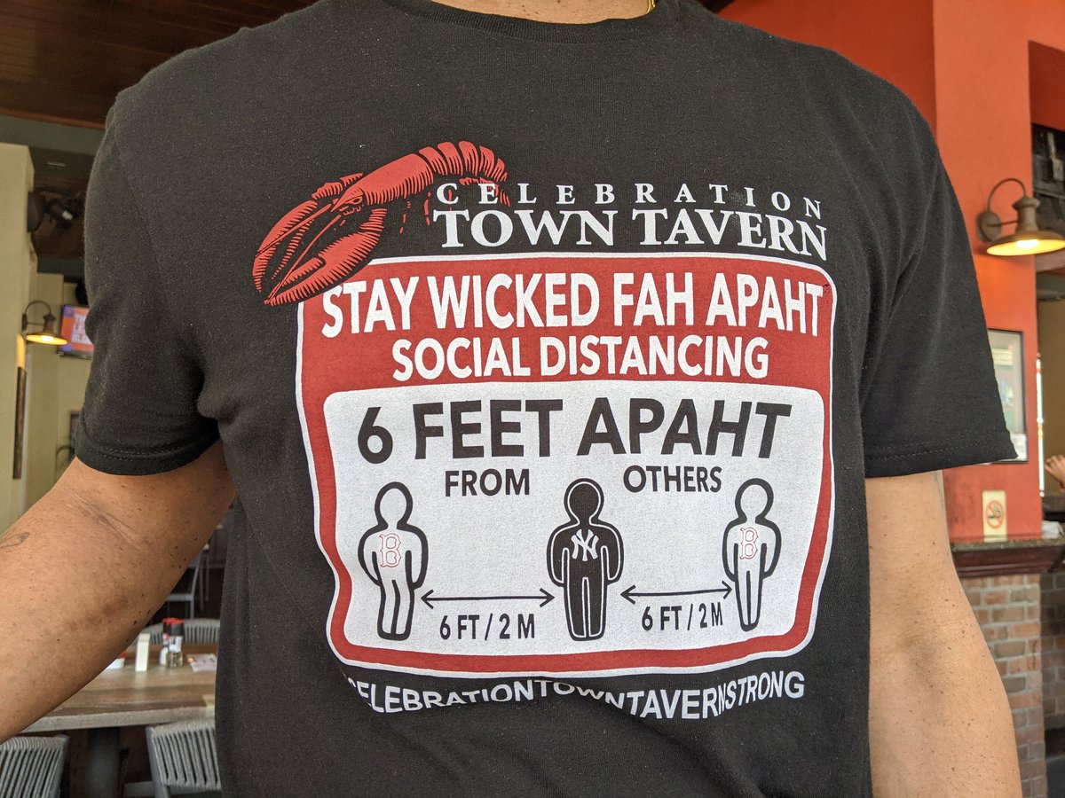 New England Friends, saw this shirt at a local restaurant. Thought some of you would enjoy.