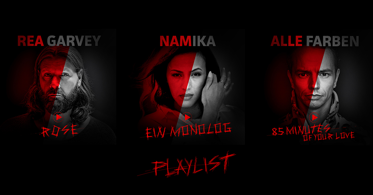 Ein Mädchen verschwindet. Was bleibt ist ihre Musik. 
Im neuem Thriller „Playlist“ von <a href="/SebastianFitzek/">Sebastian Fitzek</a> entschieden 15 Songs über Leben und Tod.
Wir freuen uns sehr, dass neben Kool Savas auch <a href="/ReaGarvey/">Rea Garvey</a>, <a href="/namikamusik/">Namika</a> und <a href="/AlleFarben/">Alle Farben</a> dabei sind!
Release ist am 22.10.2021!!